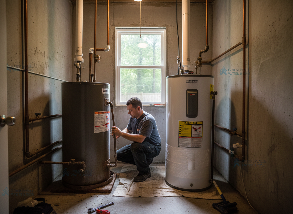 water heater repair in Overbrook